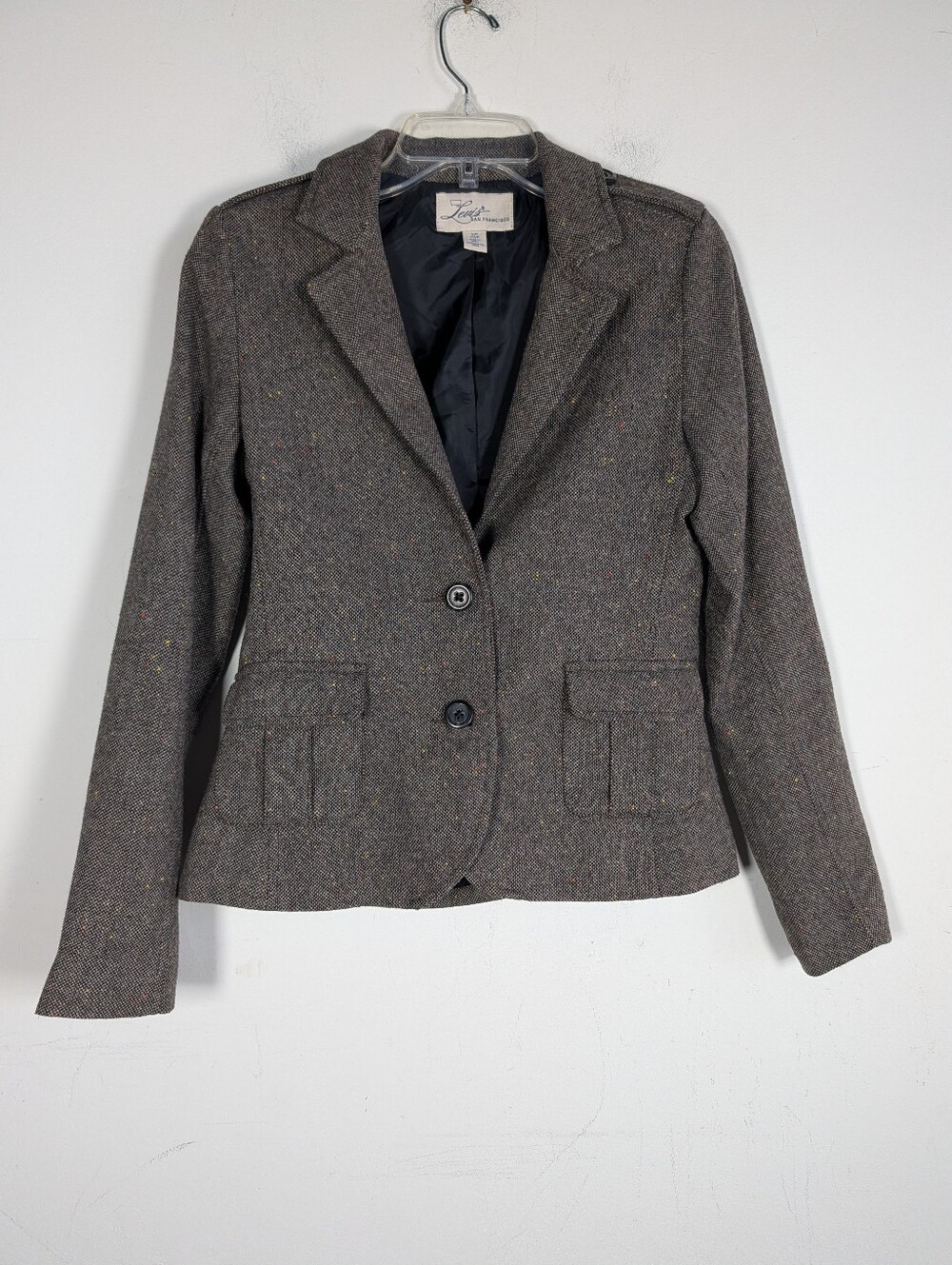 Levi's Tweed Wool Blend Blazer, Size Small